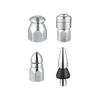 High Pressure Rotating Stainless Steel Sewer Jetter Drain Cleaning Nozzle for Cleaning Equipment Parts