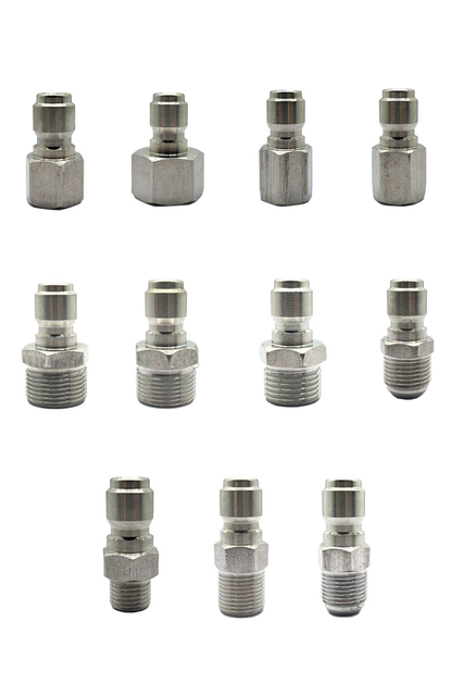 Stainless High Pressure Washer Parts Push Fit Pipes Fittings Joint for Metal Water Pipe