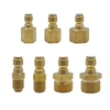 Household High-Pressure Washer Connector Water Gun Conversion Quick Water Pipe Connector Brass