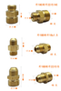 Brass Pipe Fitting Flare Type Straight Pipe Outside Wire Flares